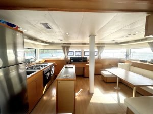 salon, Lagoon 52F, catamaran for sale