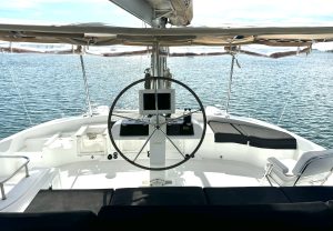helm, Lagoon 52F, catamaran for sale