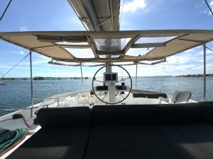 helm, Lagoon 52F, catamaran for sale