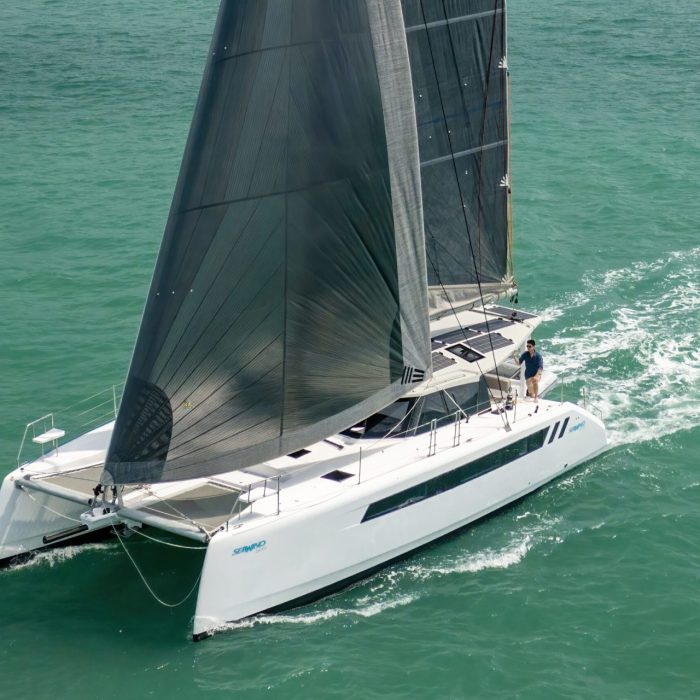 underway, Seawind 1370, catamaran for sale