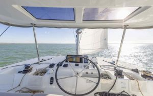 helm, Lagoon 51, catamaran for sale