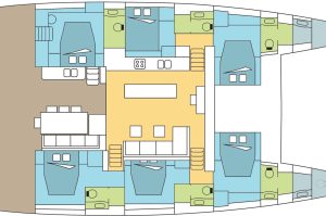 Lagoon 620 layout drawing 3