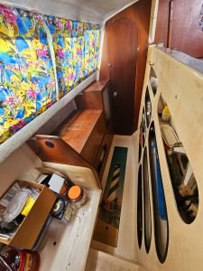navigation station, Catalac 8M, catamaran for sale