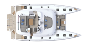 diagram, Lagoon 55, catamaran for sale