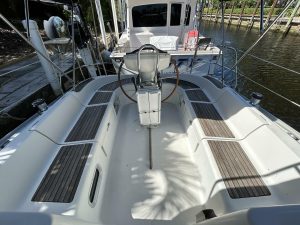 cockpit, Jeanneau 37 Sun Odyssey, sailboat for sale