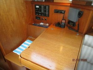 navigation station, Jeanneau 37 Sun Odyssey, sailboat for sale