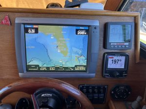 navigation station, Cutwater, trawler for sale