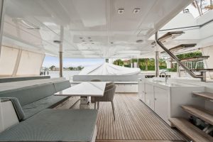 cockpit, Lagoon 620, catamaran for sale