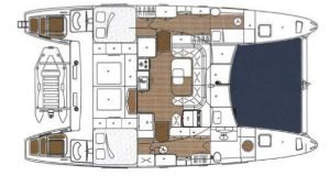 Catana 431 layout drawing 2