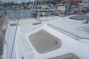 deck, Voyage 430 Norseman, catamaran for sale