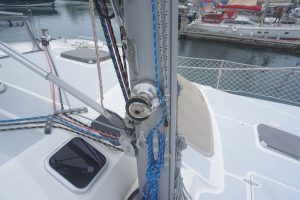 deck, Voyage 430 Norseman, catamaran for sale