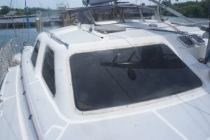 exterior, Voyage 430 Norseman, catamaran for sale