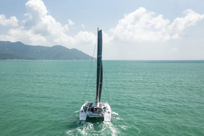 underway, Seawind 1370, catamaran for sale