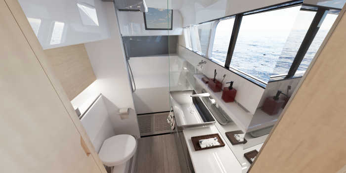 interior, Seawind 1370, catamaran for sale