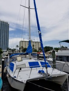 exterior, Catalac 8M, catamaran for sale