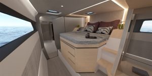 bed, Seawind 1370, catamaran for sale