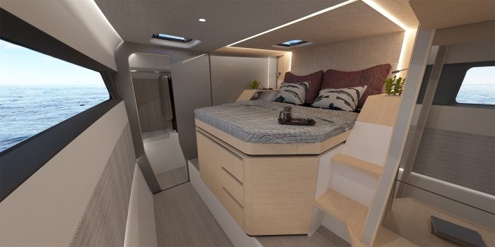 bed, Seawind 1370, catamaran for sale