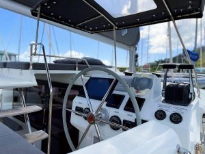 helm, FP 47 Saona, catamaran for sale
