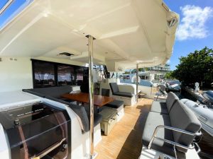 cockpit, FP 47 Saona, catamaran for sale