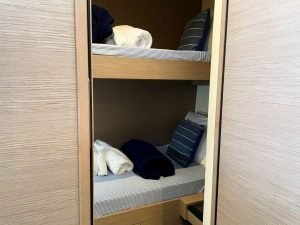 bed, FP 47 Saona, catamaran for sale
