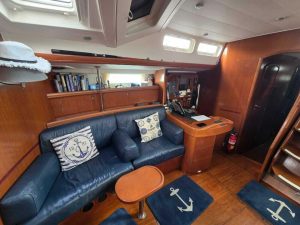 salon, Beneteau 57, sailboat for sale