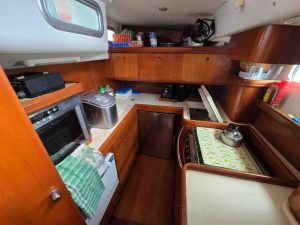 interior, Beneteau 57, sailboat for sale