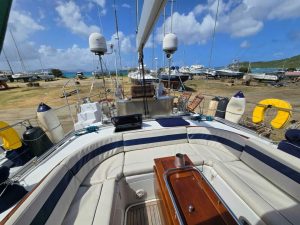 cockpit, Beneteau 57, sailboat for sale