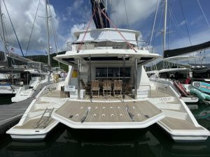 cockpit, Leopard 58, catamaran for sale