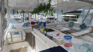 cockpit, Leopard 58, catamaran for sale
