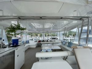 cockpit, Leopard 58, catamaran for sale