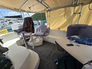 cockpit, FP 46 Bahia, catamaran for sale