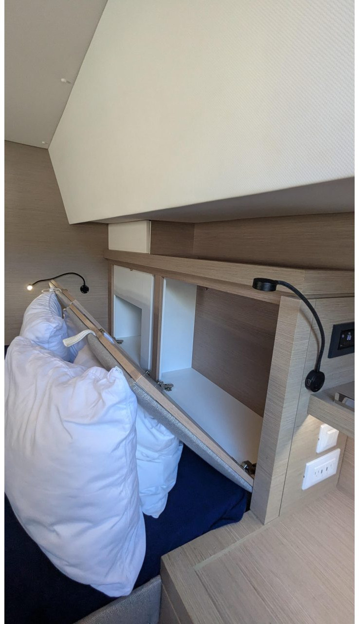 bed, FP 47 Saona, catamaran for sale