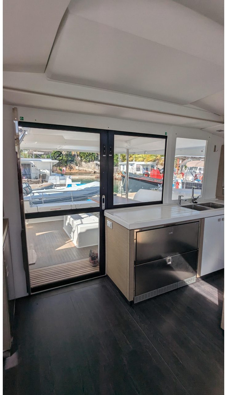 salon, FP 47 Saona, catamaran for sale