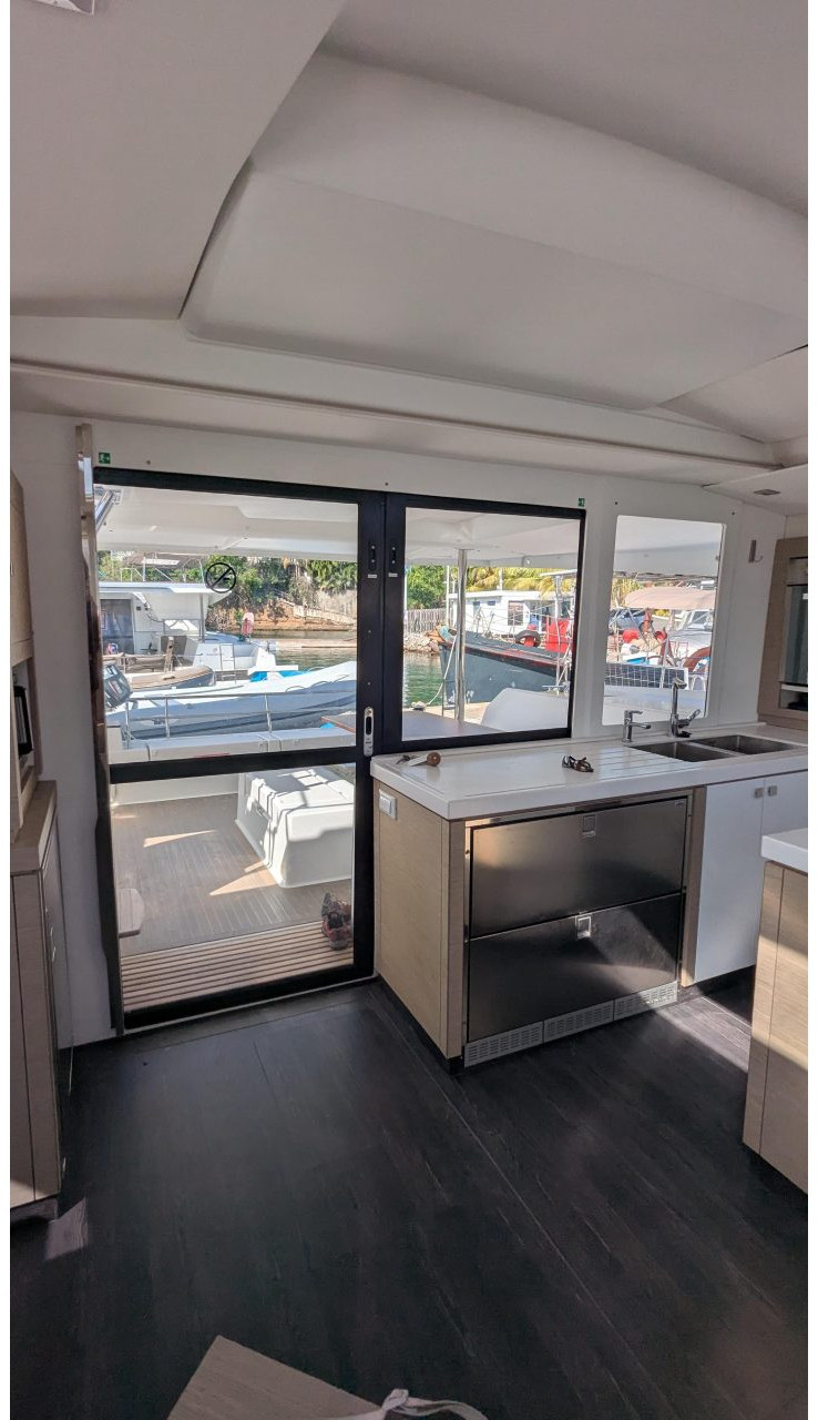 salon, FP 47 Saona, catamaran for sale