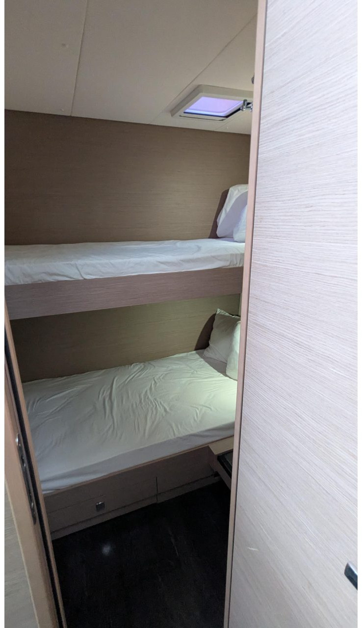 bed, FP 47 Saona, catamaran for sale