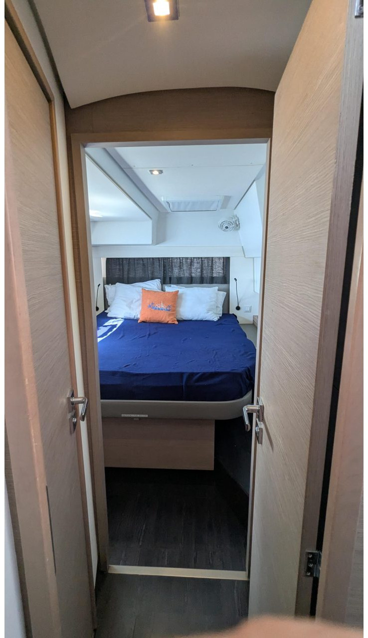 bed, FP 47 Saona, catamaran for sale