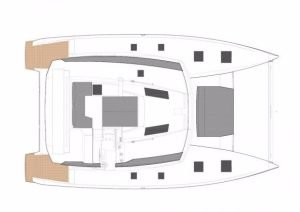 diagram, FP 47 Saona, catamaran for sale