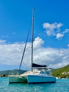 exterior, Leopard 38, catamaran for sale