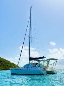 exterior, Leopard 38, catamaran for sale