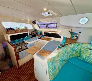 salon, Leopard 38, catamaran for sale
