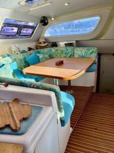 salon, Leopard 38, catamaran for sale