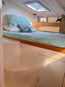 bed, Leopard 38, catamaran for sale