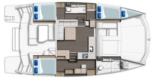 Leopard 43 PowerCat layout drawing 4