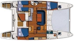 Catana 431 layout drawing 1