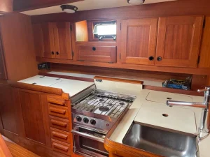 interior, Najad 390, sailboat for sale