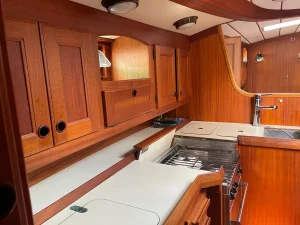 interior, Najad 390, sailboat for sale