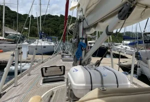 deck, Najad 390, sailboat for sale