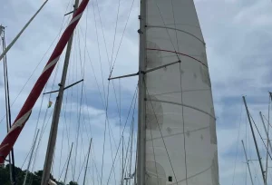 underway, Najad 390, sailboat for sale