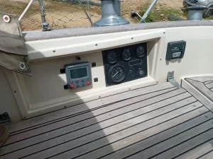 helm, Najad 390, sailboat for sale
