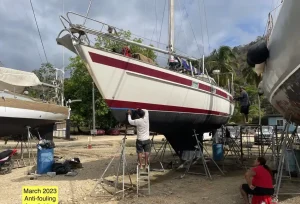 boatyard, Najad 390, sailboat for sale
